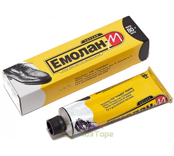 Крем для взуття Емолан чорний